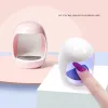 Picture of Mini Nail Lamp Egg Shape Nail Gel Polish Dryer Drying Machine for Nail Single Finger USB Interface Nail Dryer