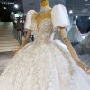 Obeauty™  Luxury Crystal Sweetheart neckline ball gown Wedding Dress