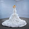 Obeauty™ Elegant beaded sweetheart mermaid wedding dress for bride 2022 OB67413