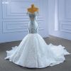 Obeauty™  Luxury mermaid wedding dress with bling beaded wedding gown 2022