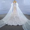 Obeauty™  Elegant Lace Embroidered Tulle Mermaid Wedding Dress OB67294