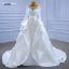 Obeauty™  Elegant mermaid wedding dress with detachable train OB67322