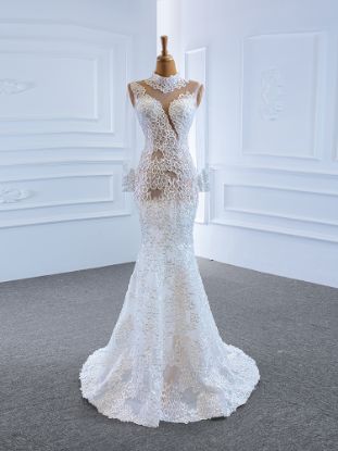 Obeauty™ Haute couture  fairy mermaid wedding dress 2022 OB 67195