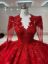 Obeauty RED wedding dress HAUTE COUTURE BALL gown BRIDAL DRESS
