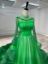 Obeauty green wedding dress HAUTE COUTURE BALL gown BRIDAL DRESS