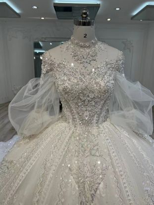 Obeauty™  wedding dress haute couture bridal ball gown