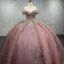 Obeauty™  Cape Quinceanera Dress quincea gown ball gown 