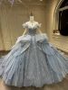 Obeauty™ Blue Wedding Dress LLH0119