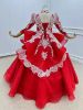 Obeauty™ luxury Children dress flower girl dress party dress heavy beaded princess dress birthday ball gown